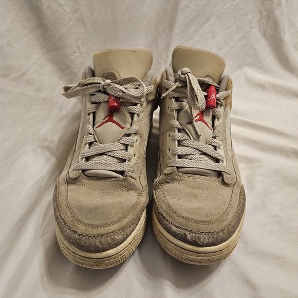 Jordan Spizike Low Coconut Milk Sneakers Shoes Mens Size 9 - Picture 3 of 10